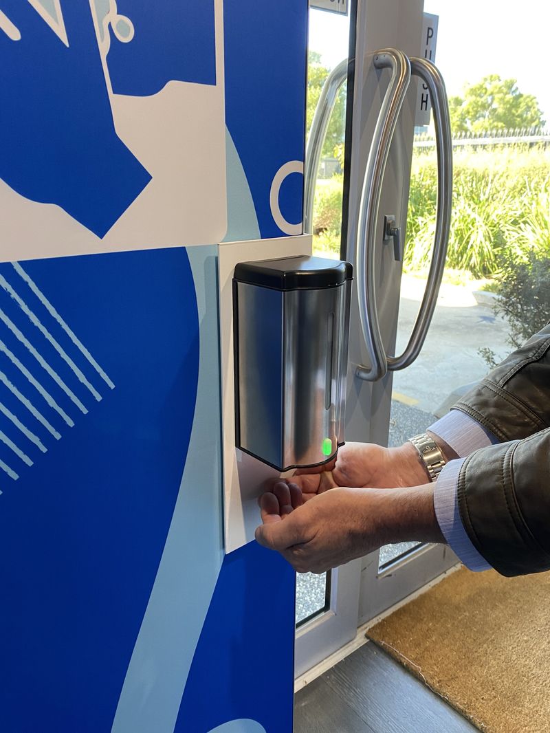 automated hand sanitiser