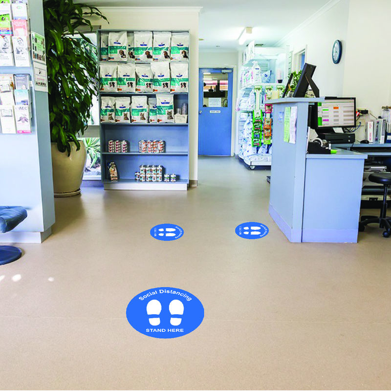 floor and door decals